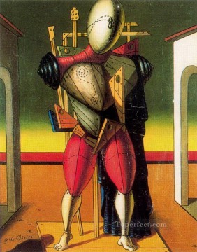 a troubadur Giorgio de Chirico Metaphysical surrealism Oil Paintings